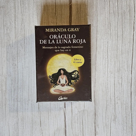 Oráculo de la Luna Roja Mensajes de lo sagrado femenino que hay en ti (Spanish) - Picture 3 of 3